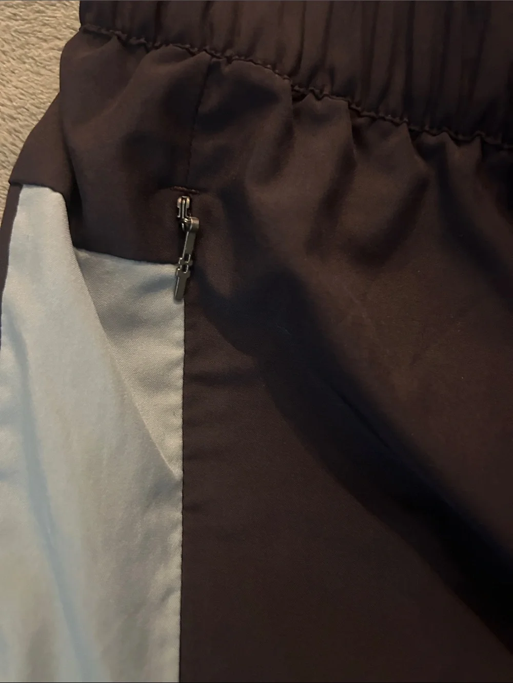 Nike Golf Navy Blue Pants with Light Blue Side Stripes